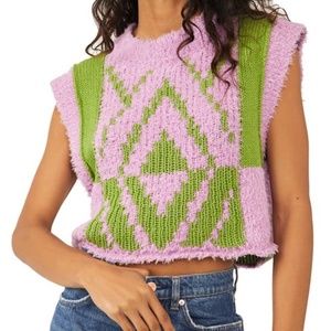 Free People Diamonds for Days Vest - **NWT**